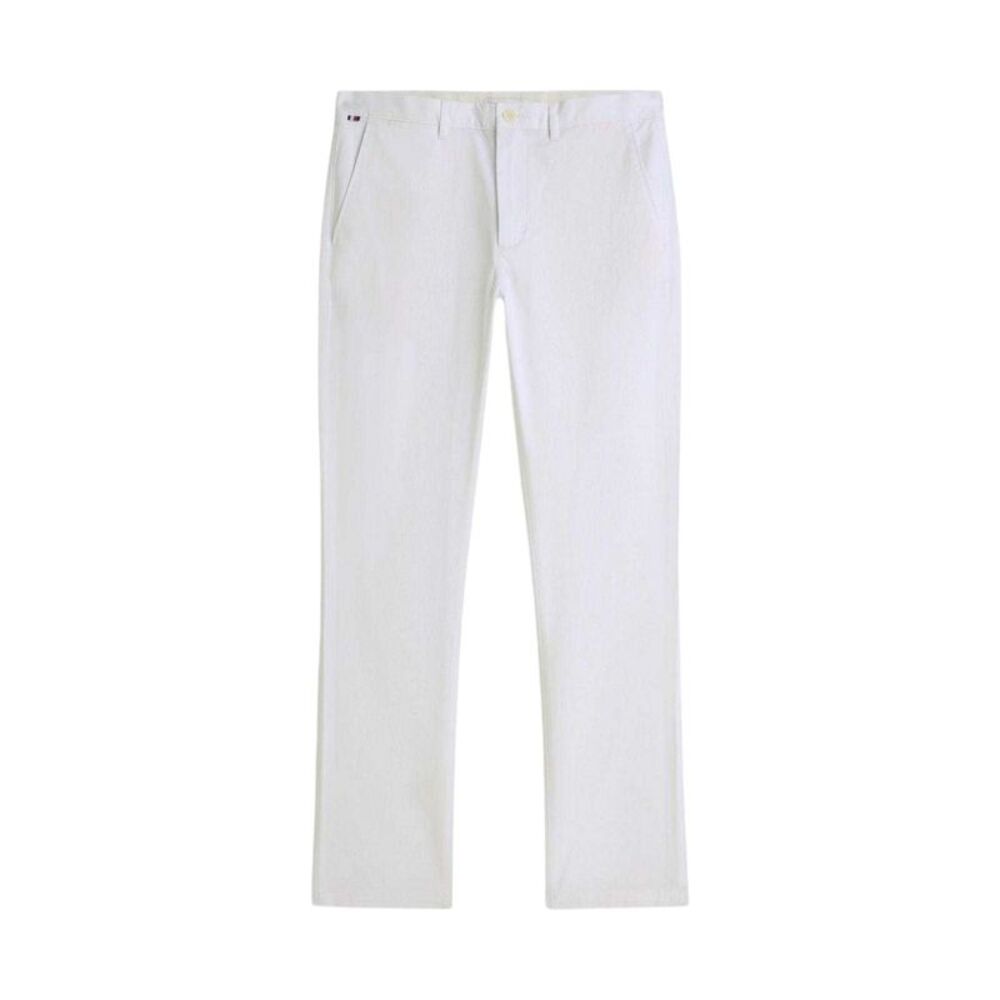 Tommy Hilfiger Mens Denton Twill Chinos / Optic White